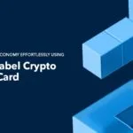 Kartu Dompét Crypto Label bodas