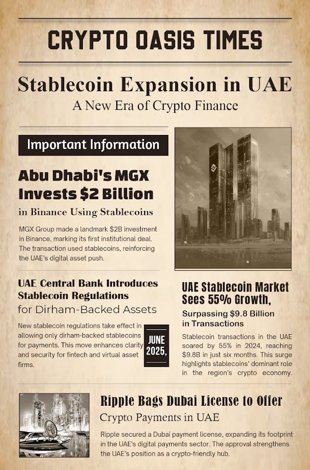 Stablecoins & Crypto in UAE Latest Market Moves