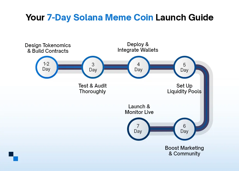 Eich Canllaw Lansio Darn Arian Meme Solana 7 Diwrnod