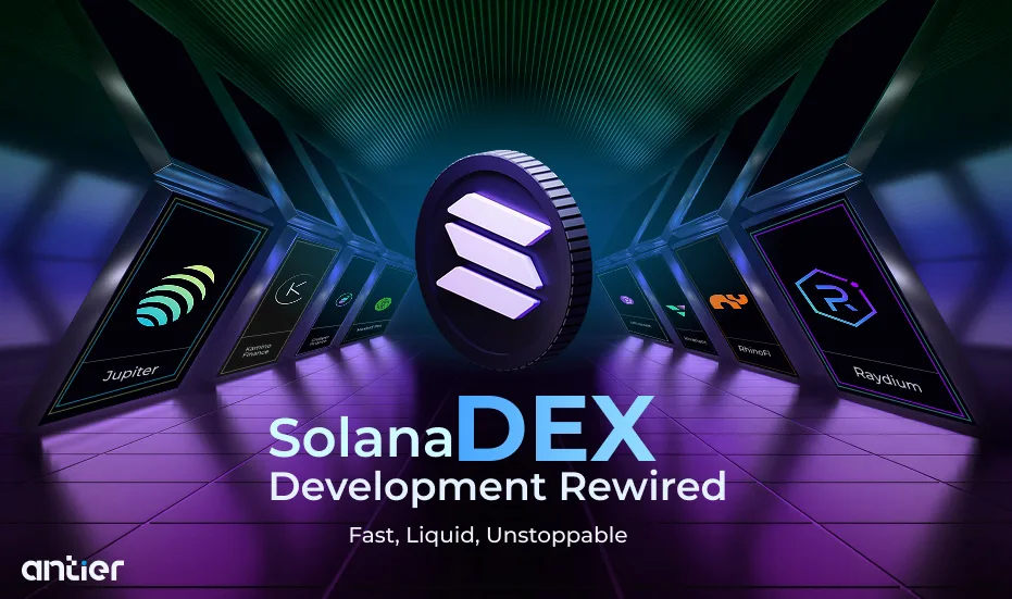 Solana DEX-Entwicklungsbanner