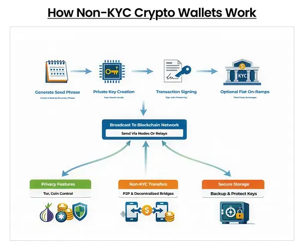 Криптовалютные кошельки без KYC Криптовалютные кошельки без KYC