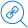 Icono de transparencia en cadena